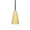 Besa Lighting Cierro Stem Pendant, Vanilla Matte, Bronze Finish, 1x100W Incandescent 1TT-4124VM-BR - alternate 1